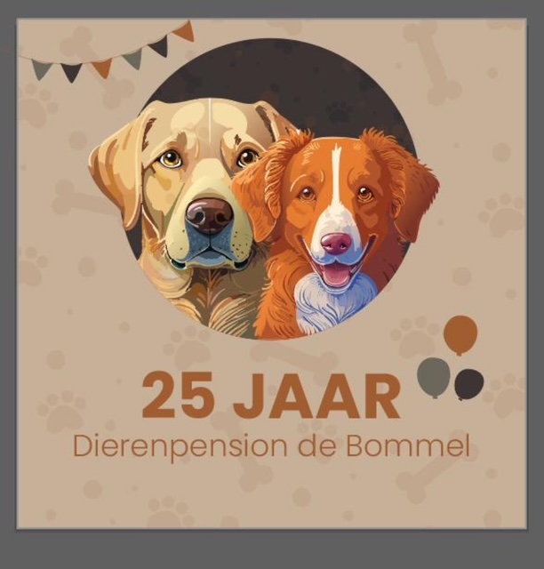 Dierenpension De Bommel viert 25-jarig jubileum: een kwart eeuw zorgen voor uw viervoeter Dierenpension De Bommel viert 25-jarig jubileum: een kwart eeuw zorgen voor uw viervoeter