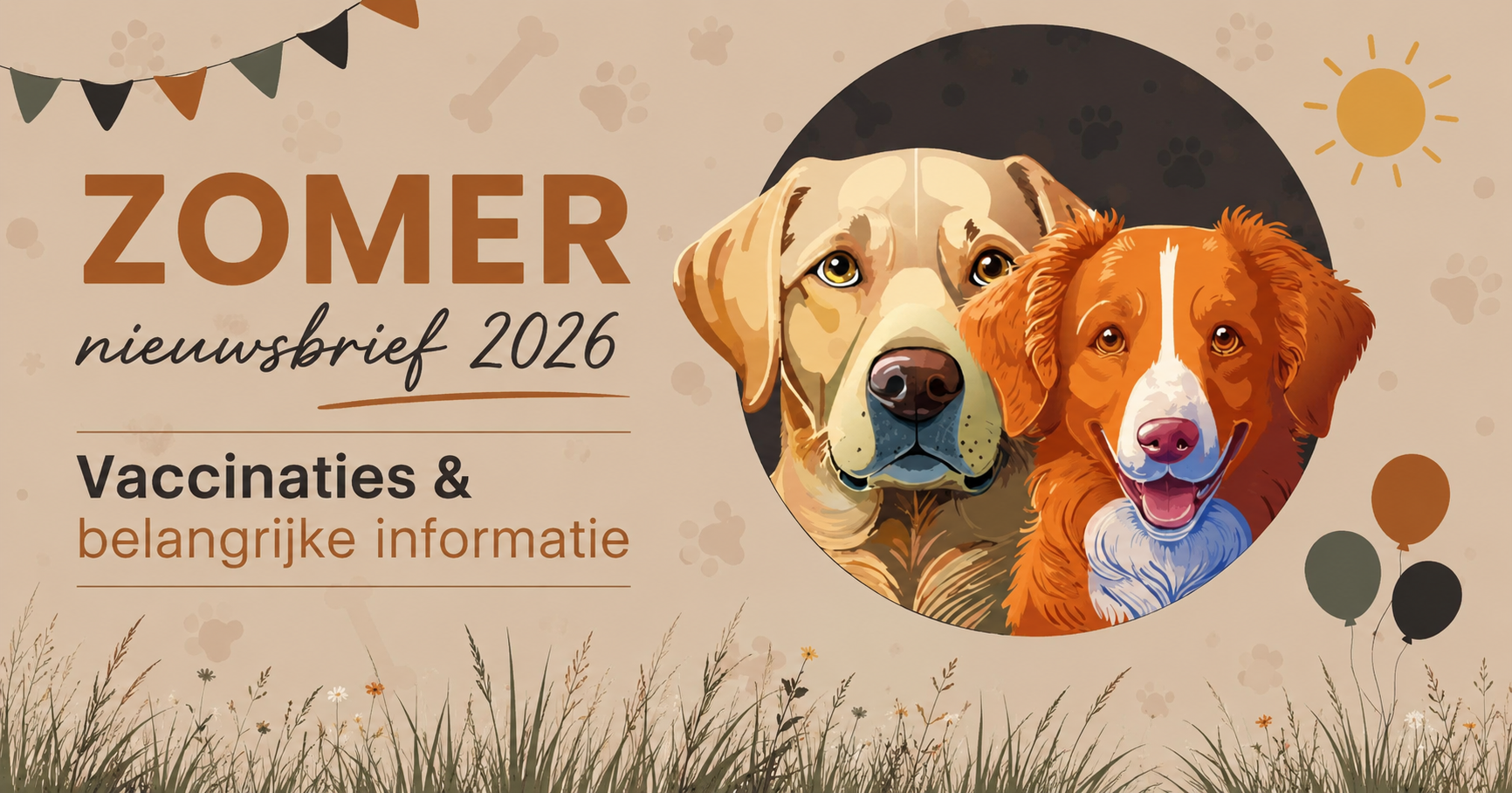2026 Zomer nieuwsbrief | Vaccinaties & belangrijke informatie 2026 Zomer nieuwsbrief | Vaccinaties & belangrijke informatie